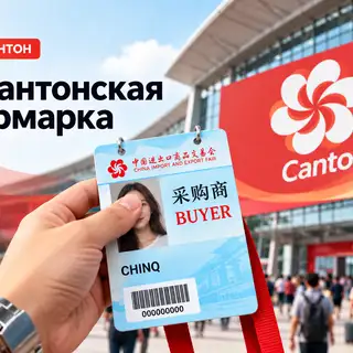 Бейдж для кантонской ярмарки