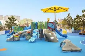 Детская площадка на Золотом пляже