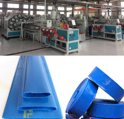 Линия для производства гибкого PVC шланга layflat